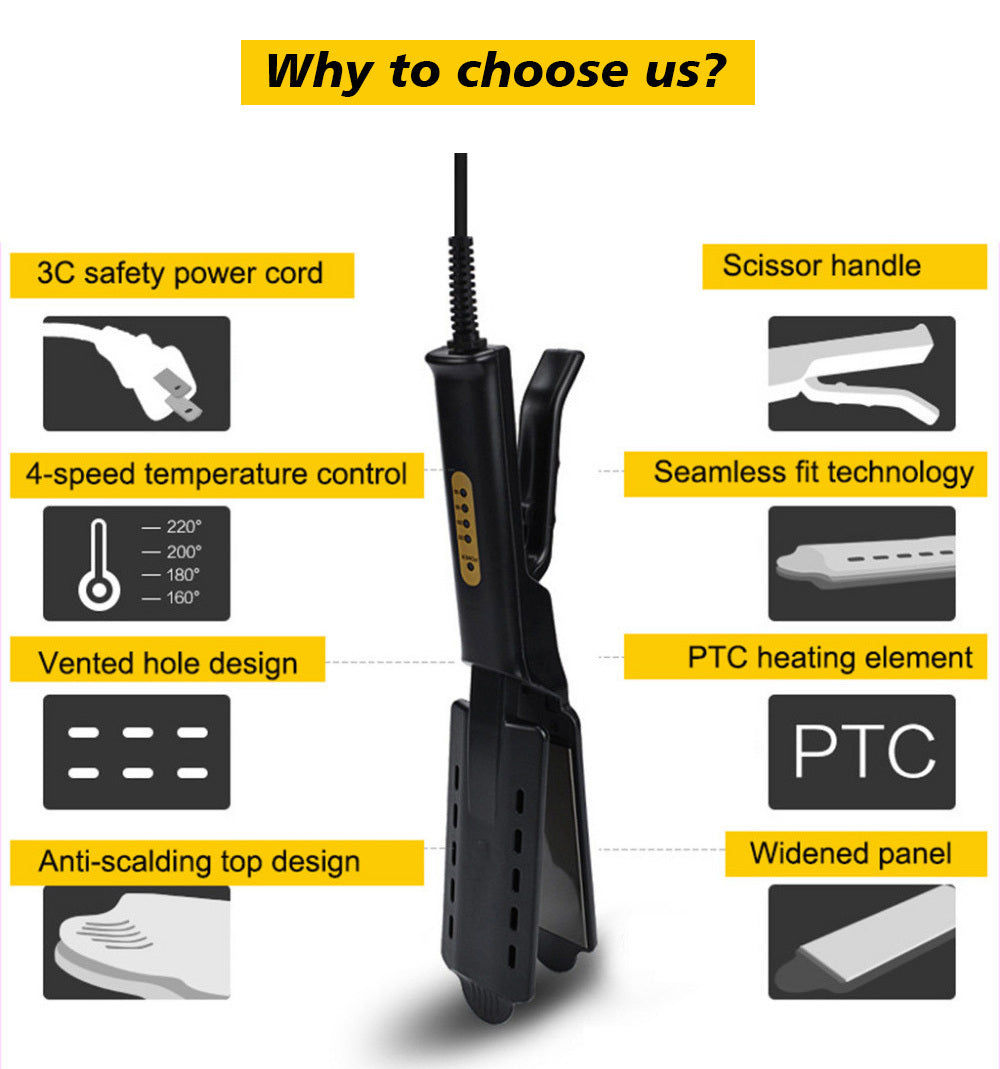 U.S. Standard Non-injury Hair Straightener Steam Hair Straightener Splint U.S. Standard Non-injury Hair Straightener Steam Hair Straightener Splint